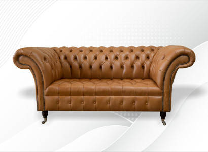 Sofa 2-seater upholstered designer couches sofas suite leather sofa two-seater new